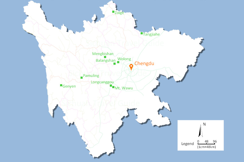 Sichuan Bird Watching Maps