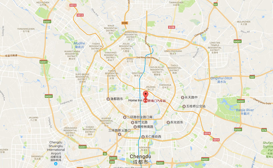 Xinnanmen Bus Station Location